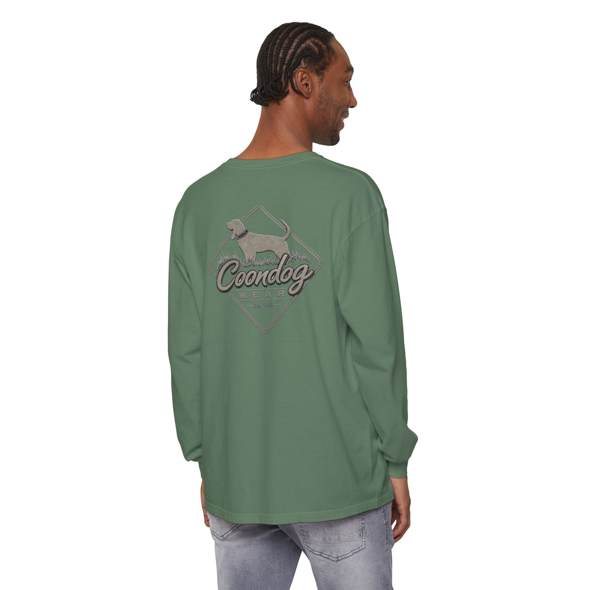 Coondog Stone Cold Concrete Diamond Hunting Long Sleeve Shirt