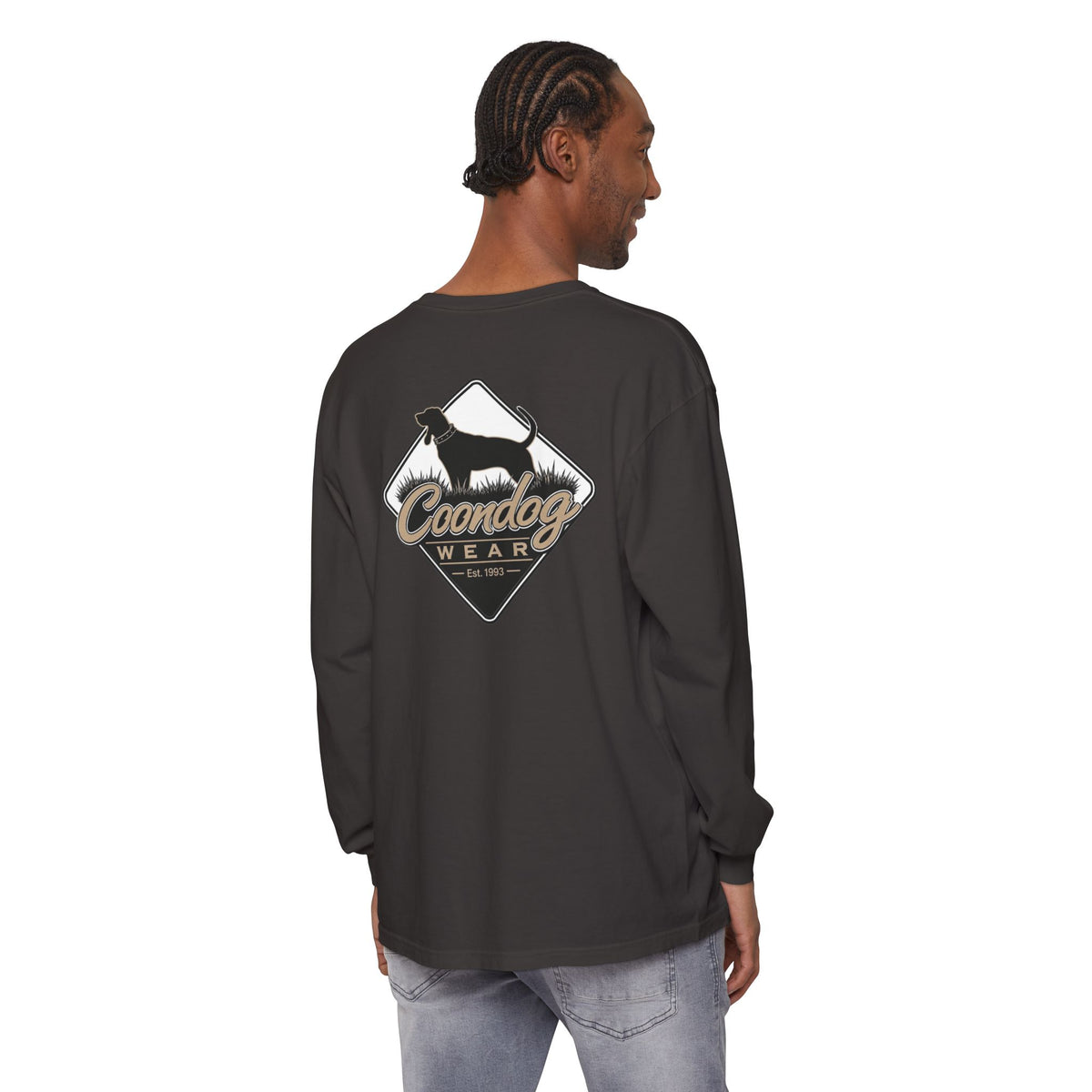 Coondog Classic Tan Diamond Hunting Long Sleeve Shirt