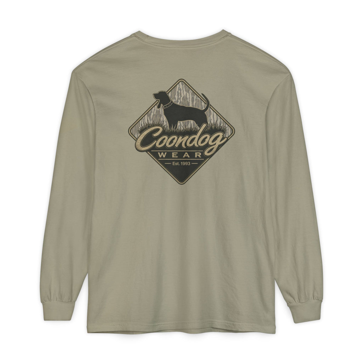 Coondog Bottom Land Diamond Hunting Long Sleeve Shirt