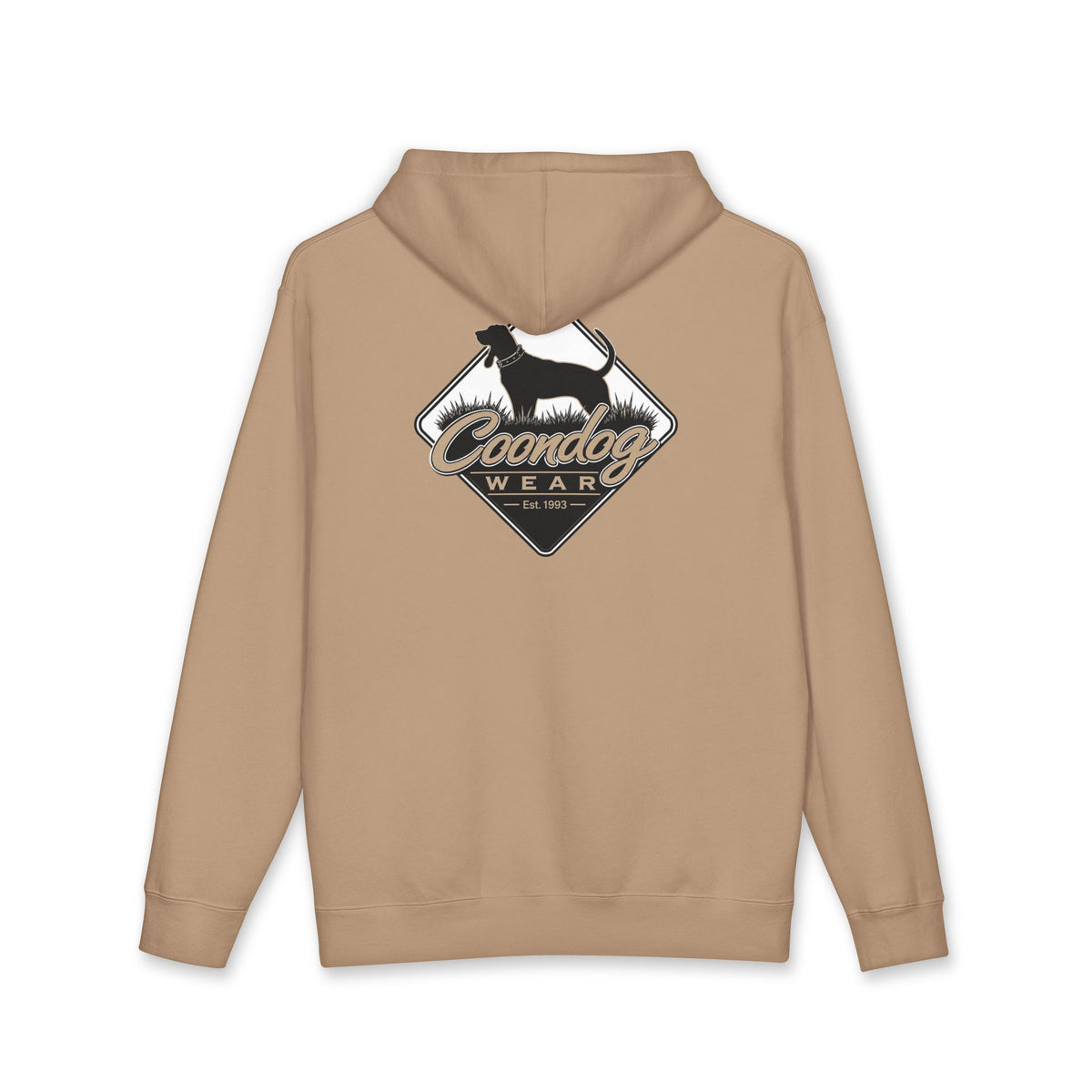 Coondog Classic Tan Diamond Heavyweight Hoodie