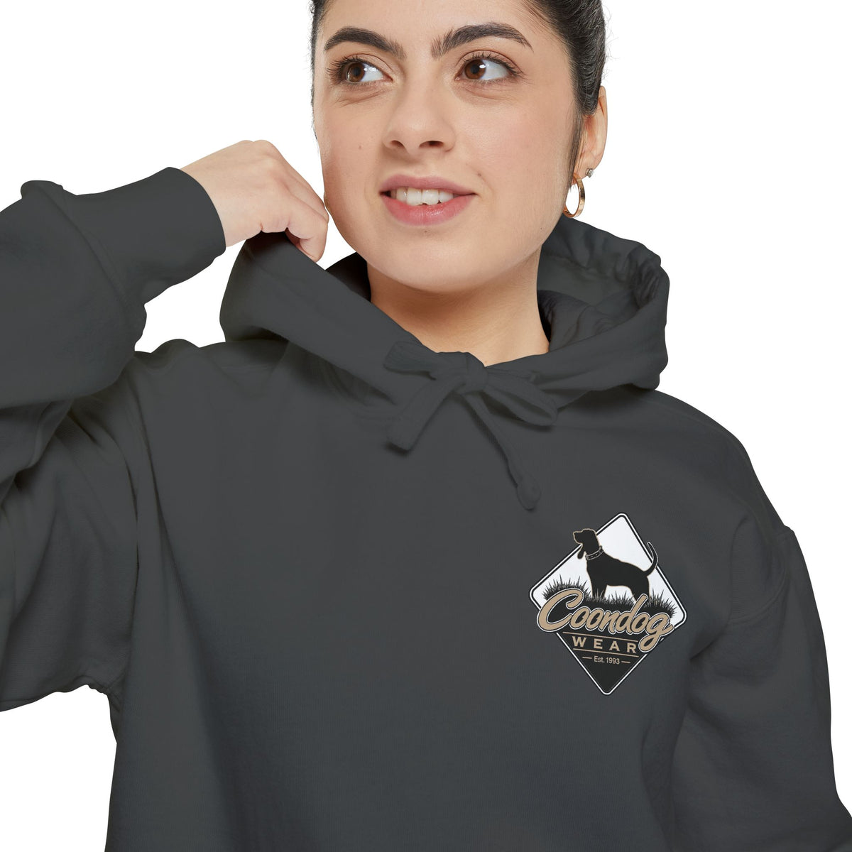 Coondog Classic Tan Diamond Heavyweight Hunting Hoodie