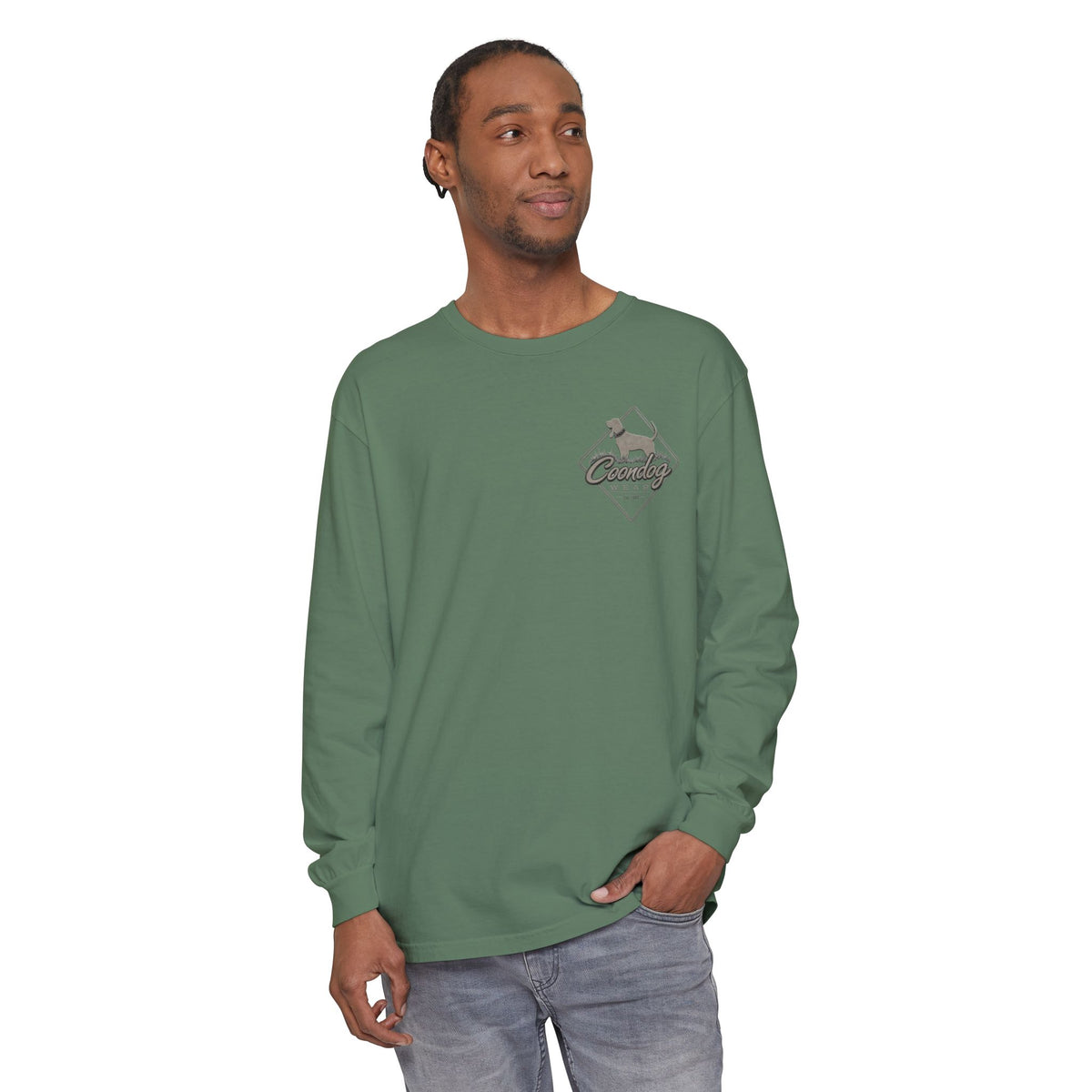 Coondog Stone Cold Concrete Diamond Hunting Long Sleeve Shirt
