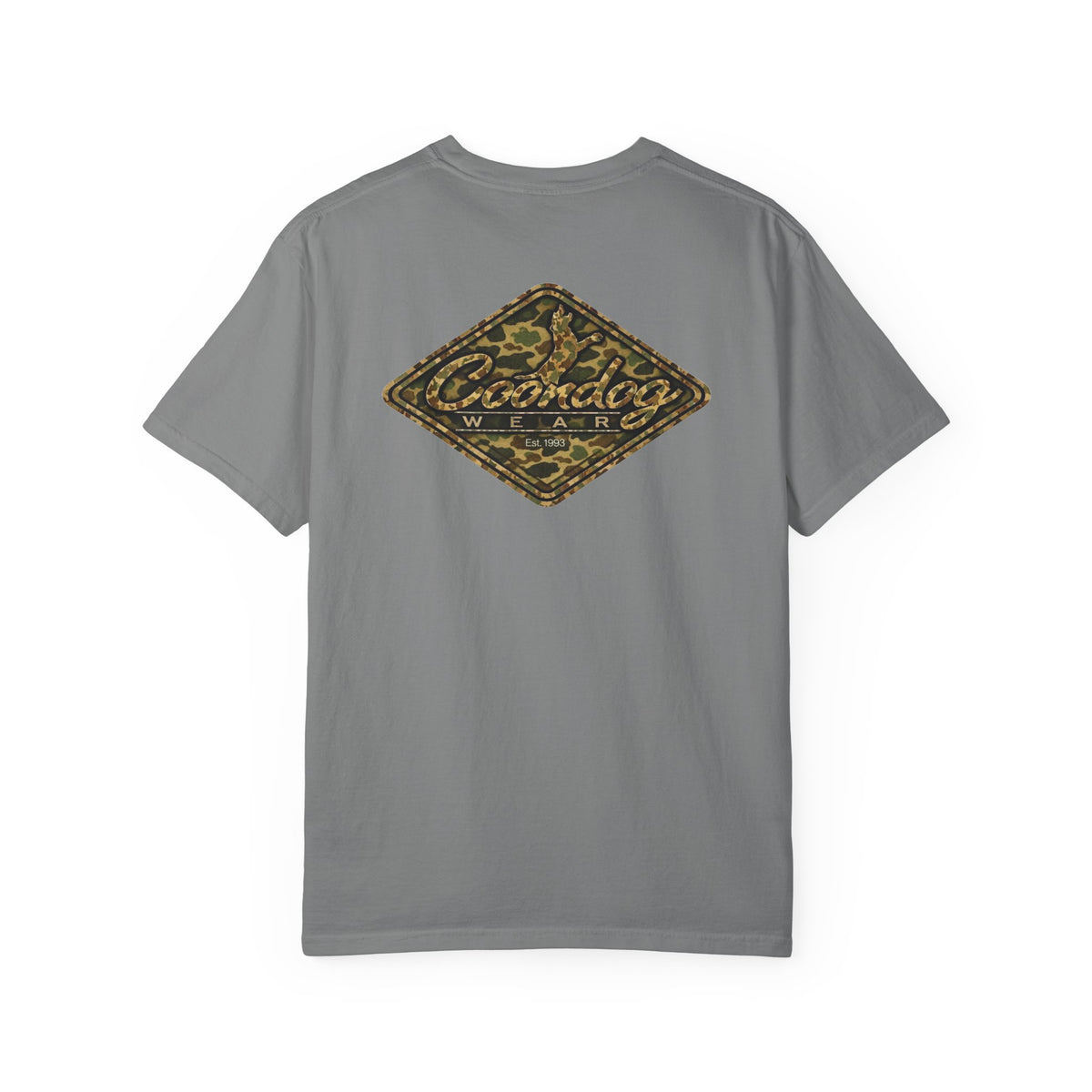Coondog Vintage Duck Camo Diamond Hunting T-Shirt