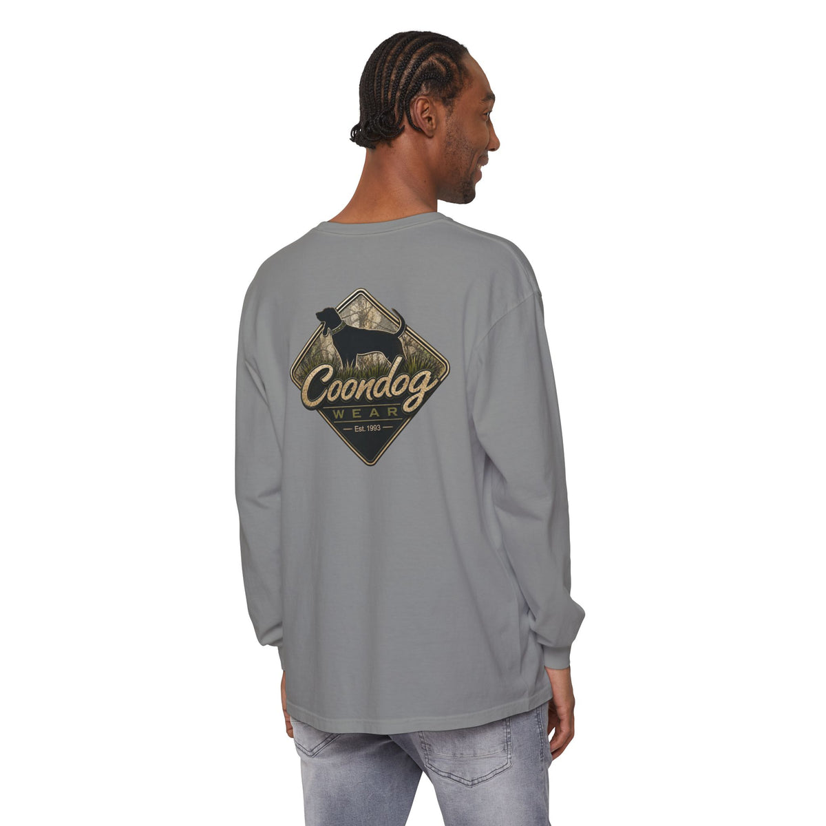 Coondog Hardwood Diamond Hunting Long Sleeve Shirt