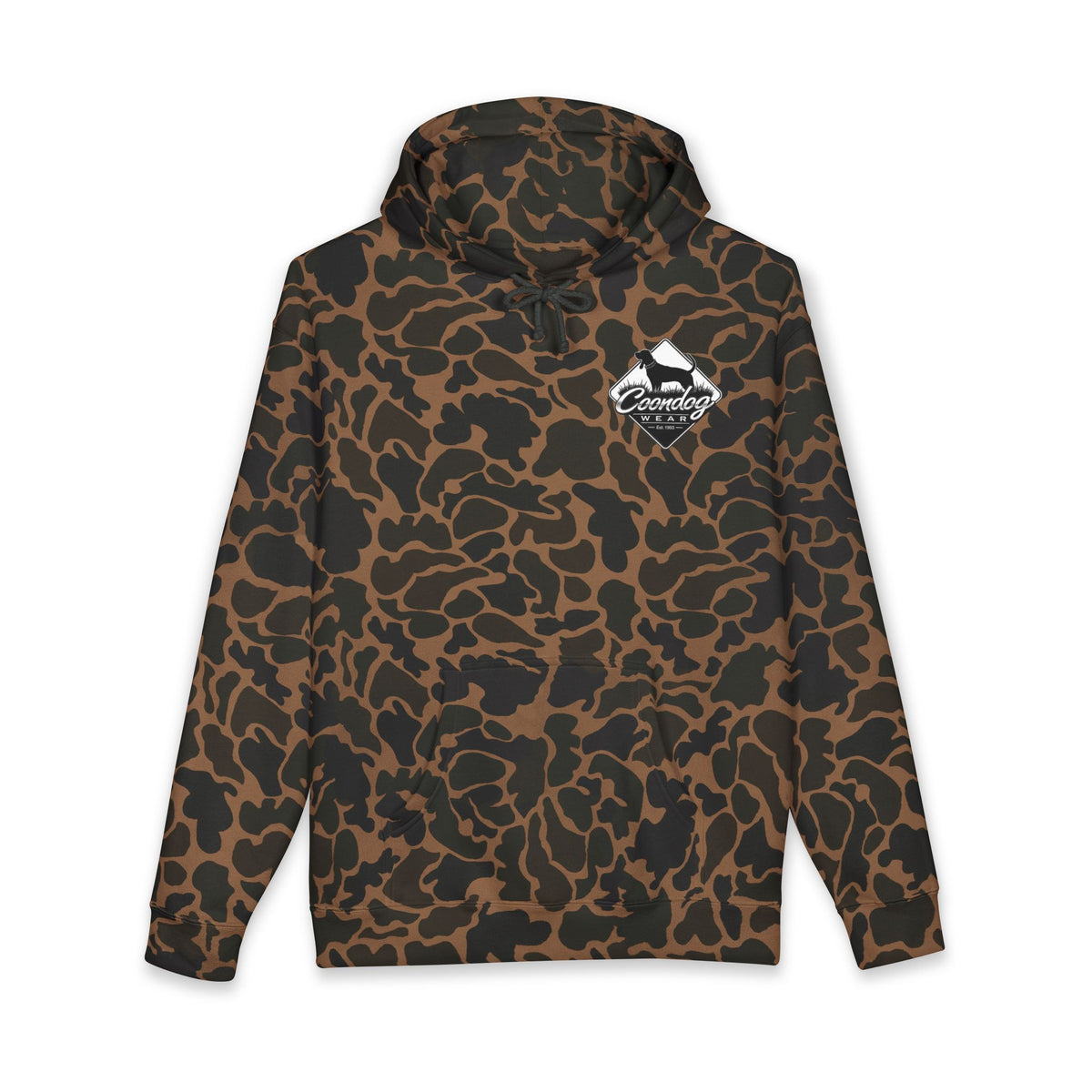 Coondog Classic White Diamond Heavyweight Hoodie