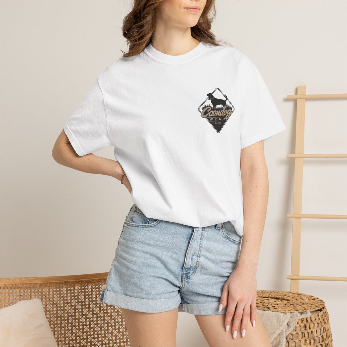 Coondog Classic Tan Diamond Hunting T-Shirt
