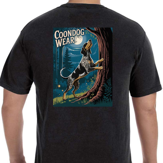 Vintage Breed Treeing Walker - T-Shirt (Blue Tick)