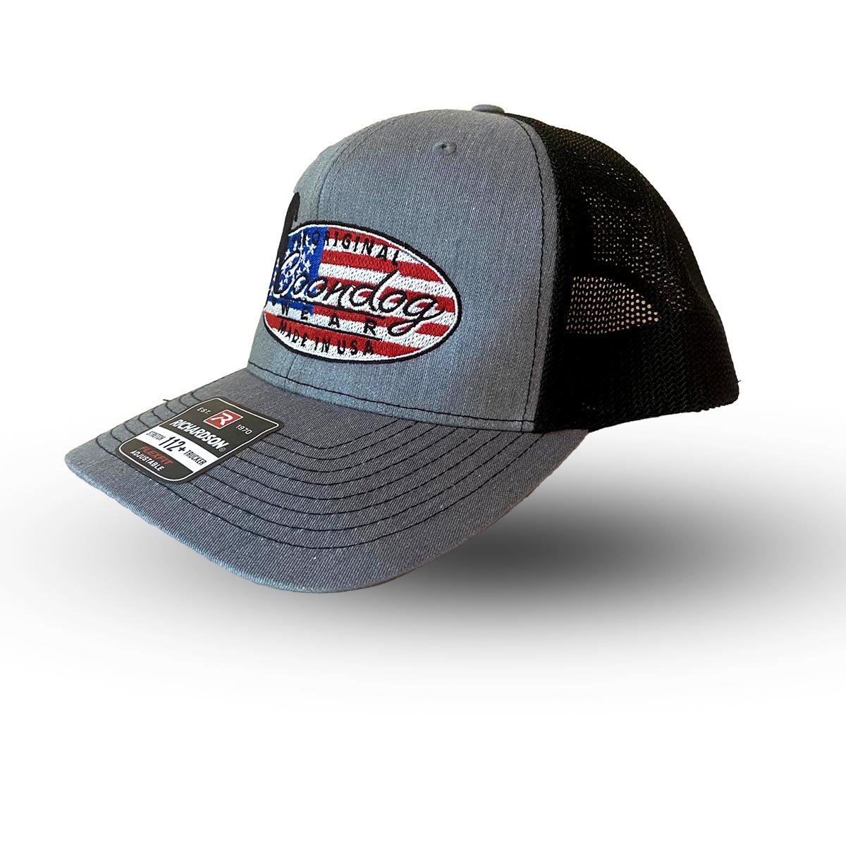 Original Patriot – Grey Front & Black Back Cap