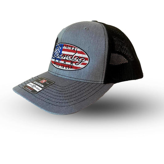 Original Patriot – Grey Front & Black Back Cap