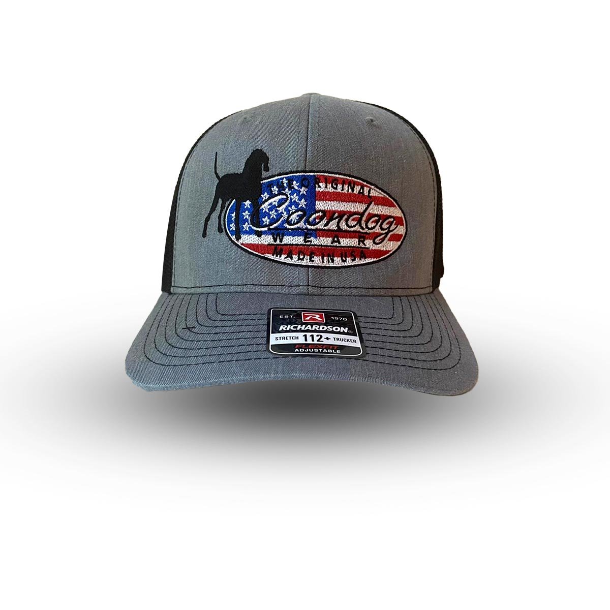 Original Patriot – Grey Front & Black Back Cap